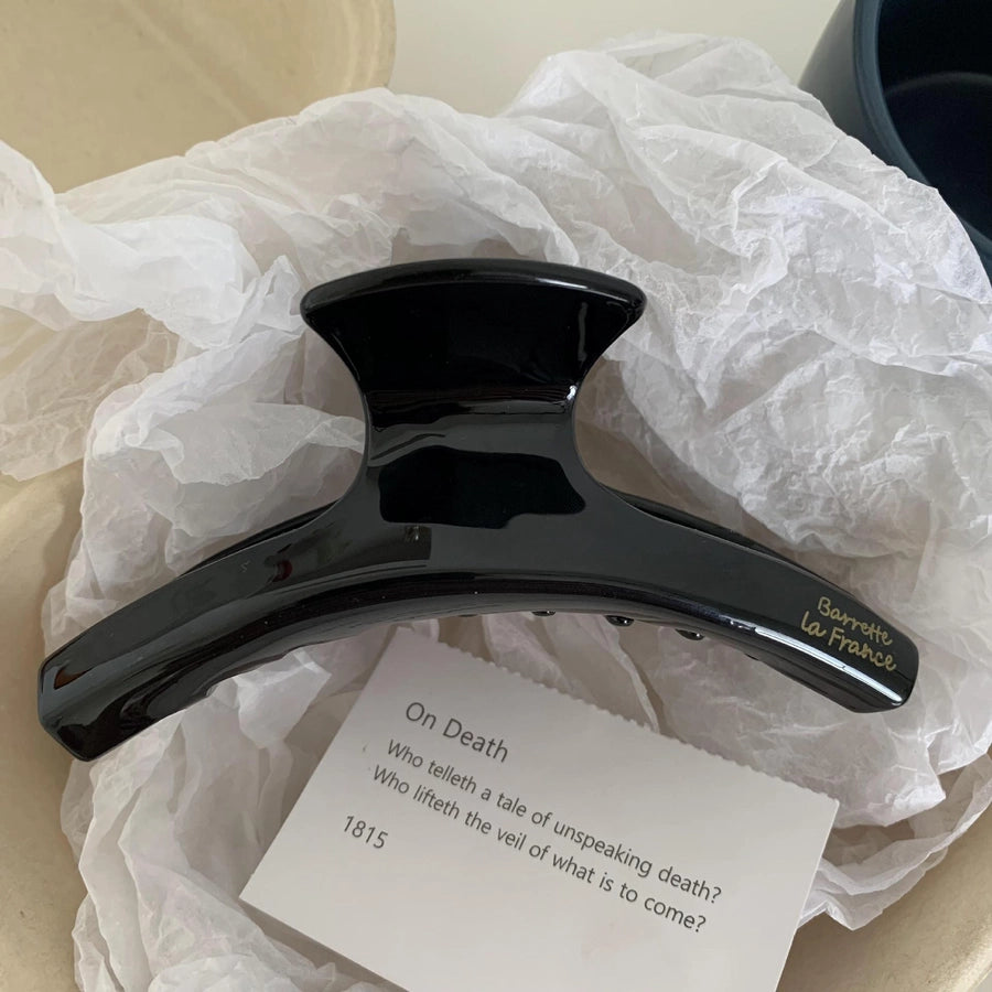 French Acetic Acid Curved Grab Clip Leopard Print Large Hair Hair Clip High-grade Female Hair Grab Hot Selling Accessories Yiwu Hair Accessories