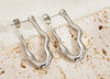 1 Pair Simple Style Geometric 304 Stainless Steel 18K Gold Plated Earrings