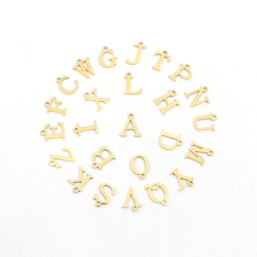 Jewelry Casual Elegant Classic Style Letter 201 Stainless Steel 304 Stainless Steel Pendant Necklace