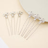 Antique U-shaped Hairpin Hair Accessories Simple Rhinestone Pin Hairpin Photography Portrait High-end Hair Hairpin