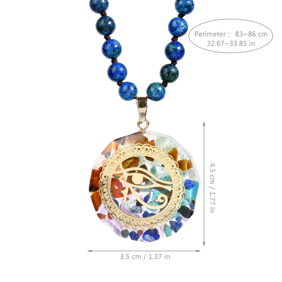 Vintage Style Ethnic Style Moon natural stone Pendant Necklace In Bulk