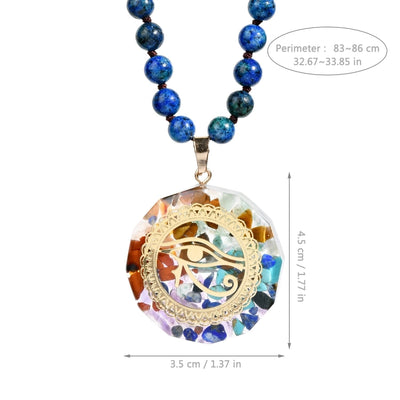 Vintage Style Ethnic Style Moon natural stone Pendant Necklace In Bulk