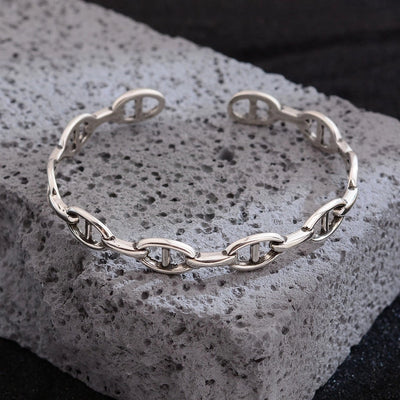 Jewelry Vintage Style Simple Style Geometric Copper Bangle