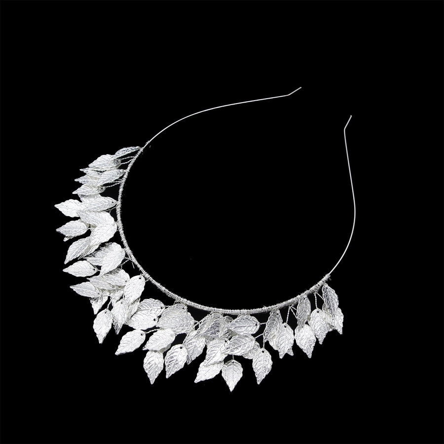 fashion leaf alloy hair band 1 piece