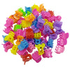 fashion butterfly plastic handmade hair claws 100 pieces per pack