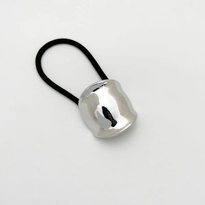 Women's Casual Elegant Semicircle Alloy Elastic Band Hair Tie