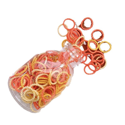 Girl'S Simple Style Classic Style Solid Color Cloth Contrast Collar Hair Tie