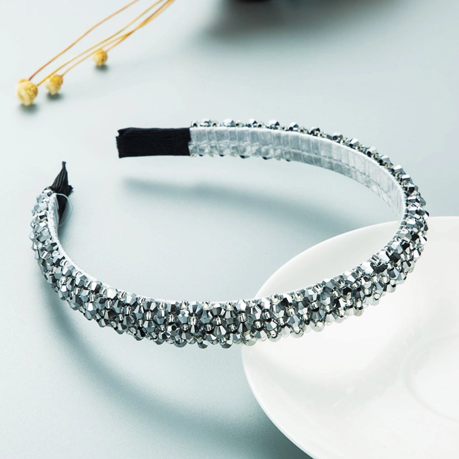 women's fashion crystal artificial crystal beaded artificial crystal hair band 1 piece