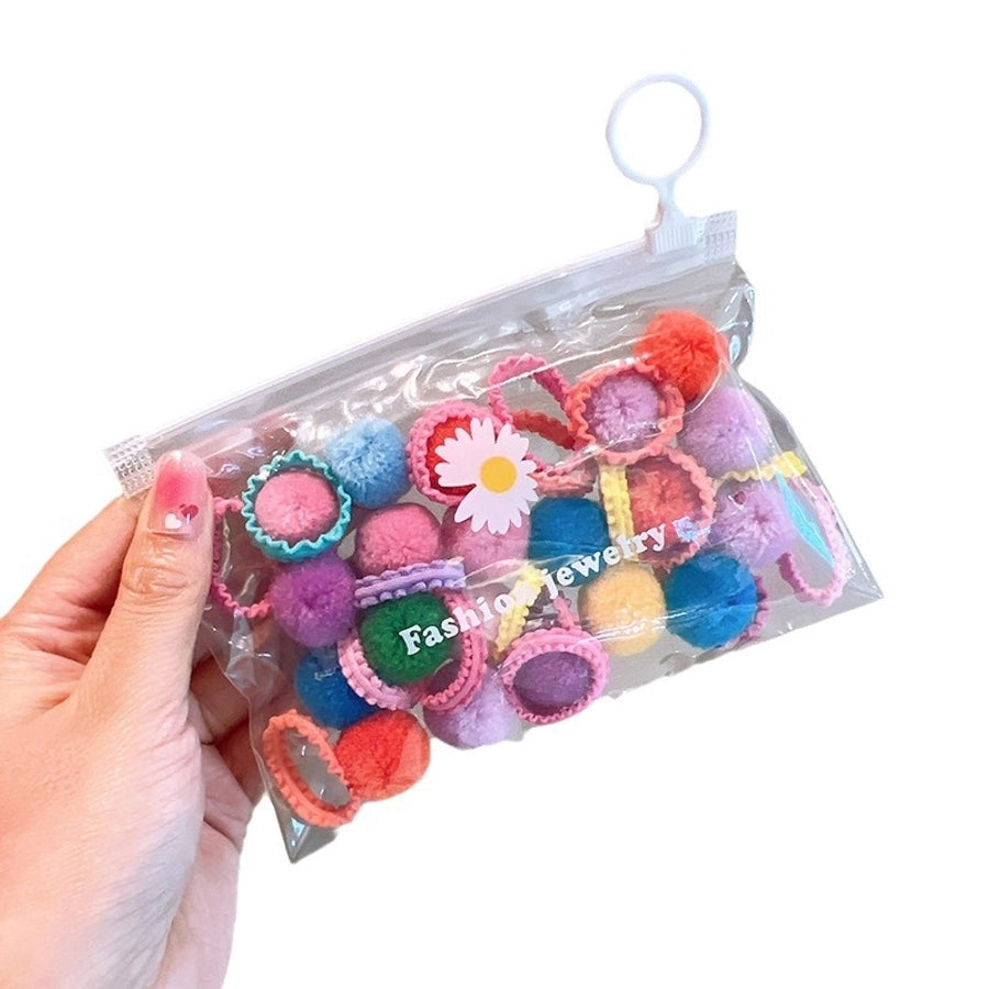 Women's Cute Solid Color Elastic Band Braid Hair Tie