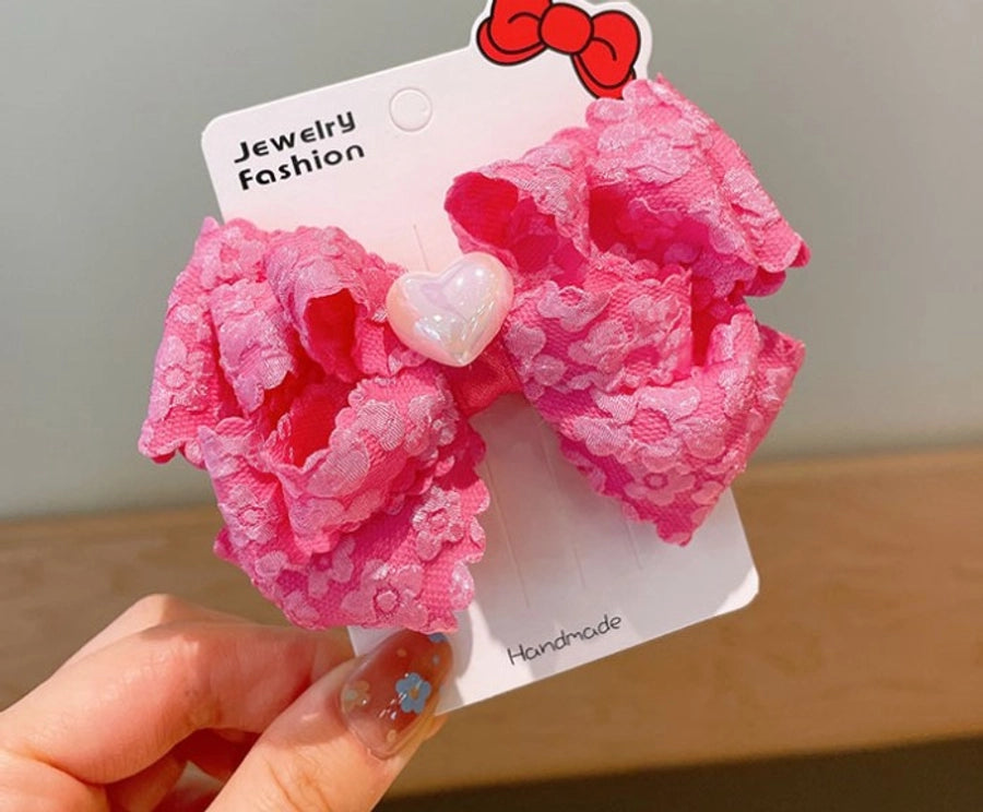 fashion crown gauze epoxy inlay rhinestones hair clip hair band 1 piece