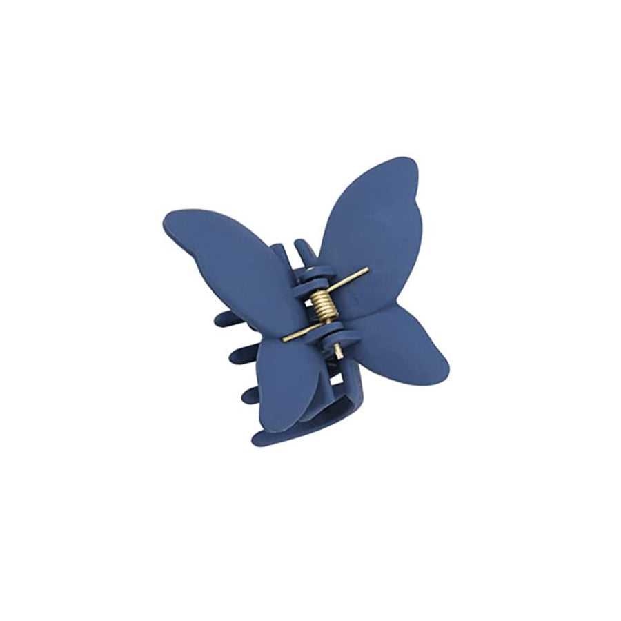 fashion butterfly plastic stoving varnish hair claws 1 piece