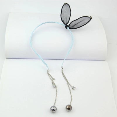 simple lace rabbit ears cute bow hairband