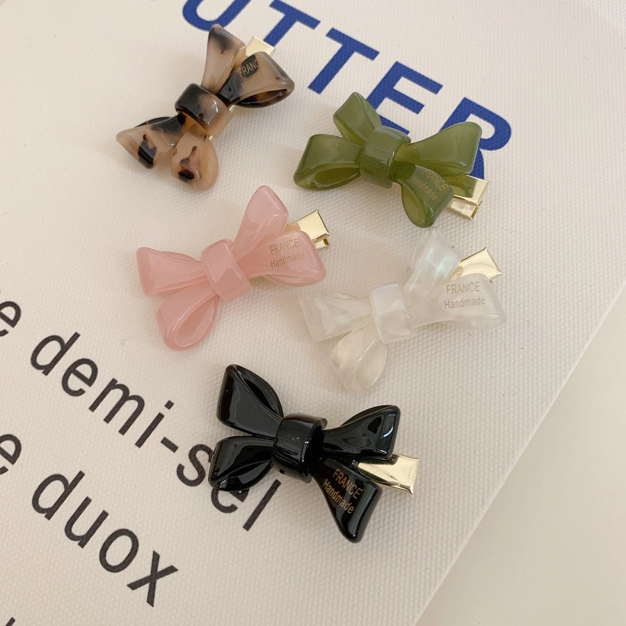 Women's Sweet Bow Knot Acetic acid sheets Hair Clip