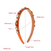 elegant luxurious pearl flower alloy cloth inlay rhinestones pearl hair band