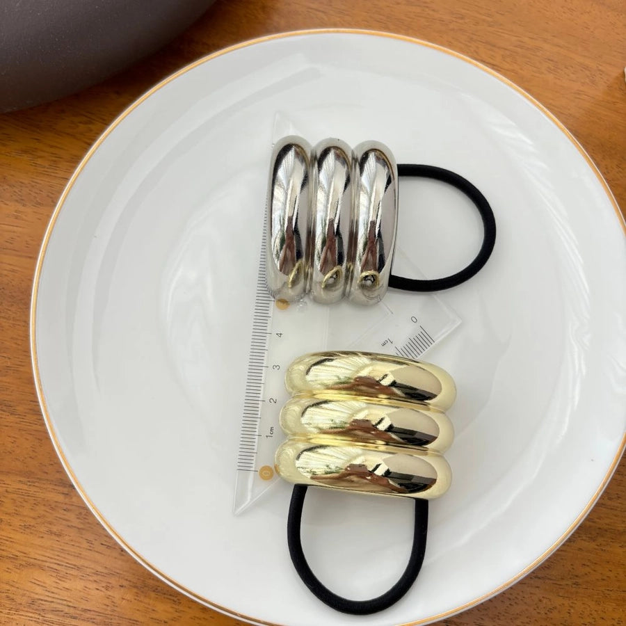 Women's Cute Vintage Style Exaggerated Asymmetrical Alloy Hair Tie