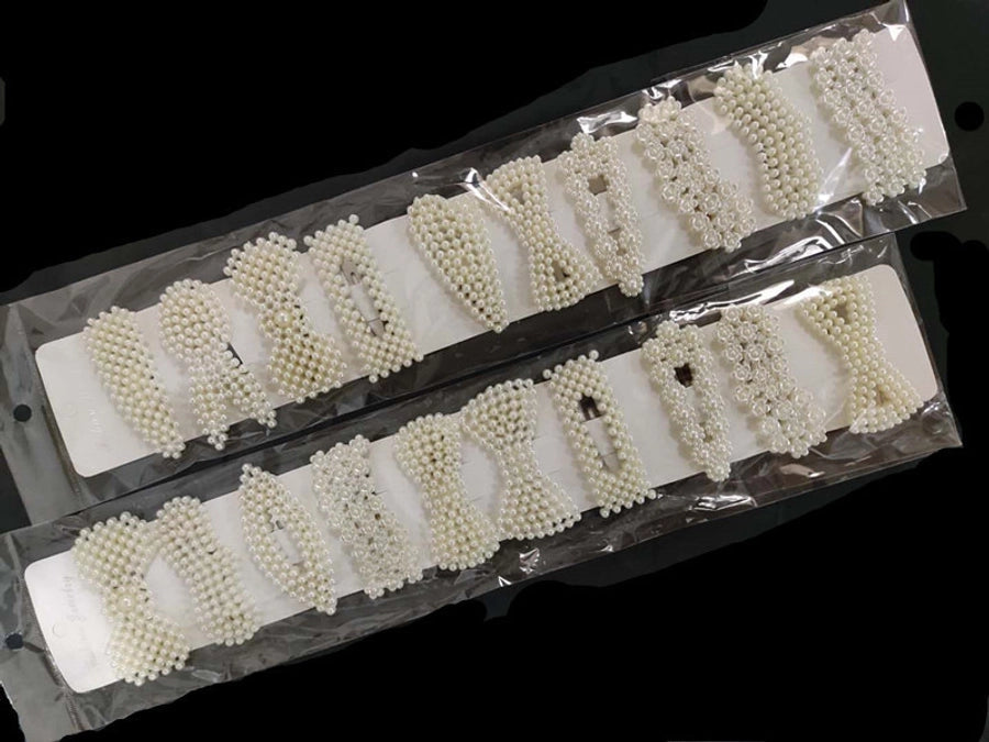 TikTok Pearl hairpin set Korean version of ten-piece set factory direct Japanese and Korean  Net Red Pearl hairpin set