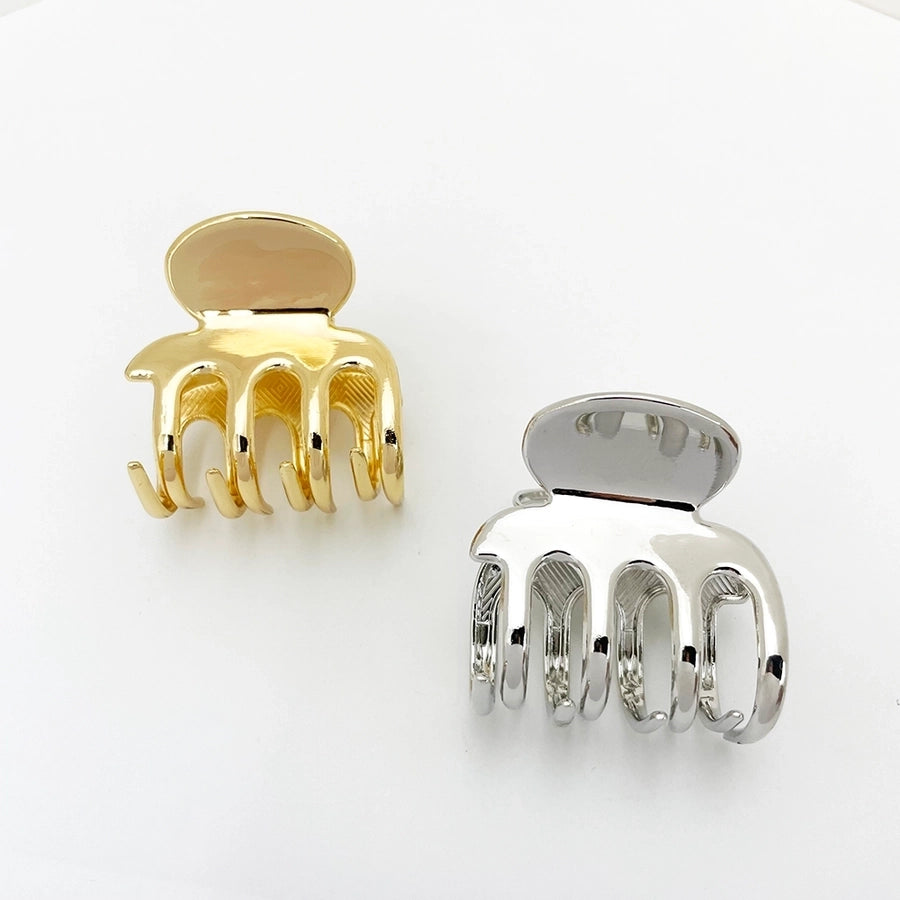 Women's Classic Style Solid Color Alloy Hair Claws