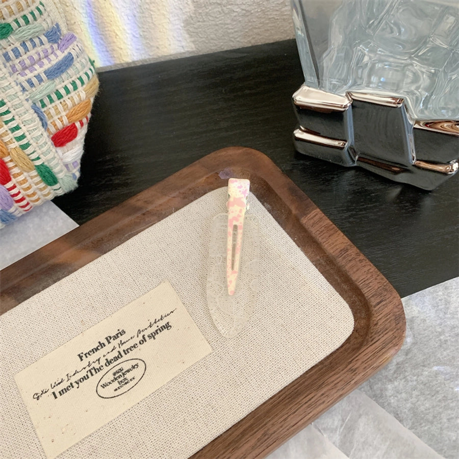 Women's Korean Style Mesh Resin Hair Clip