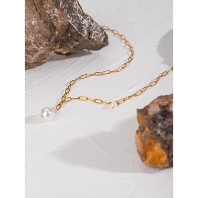 Jewelry Simple Style Classic Style Irregular 304 Stainless Steel 18K Gold Plated Pendant Necklace