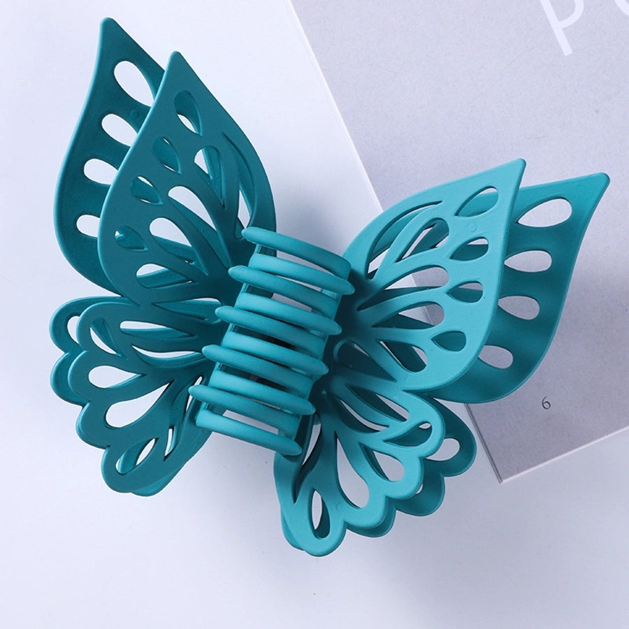 fashion butterfly plastic hair claws
