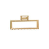 retro geometric alloy plating hair claws