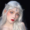 Women's Fairy Style Princess Leaves Metal Plating Inlay Artificial Crystal Rhinestones Hair Band