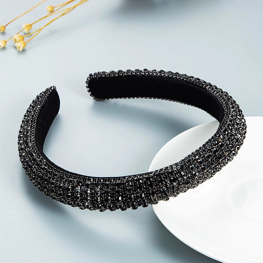 jewelry baroque full diamond fabric headband