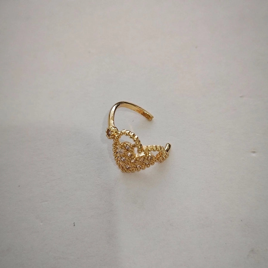 1 Piece IG Style Simple Style Geometric Plating Copper Ear Cuffs