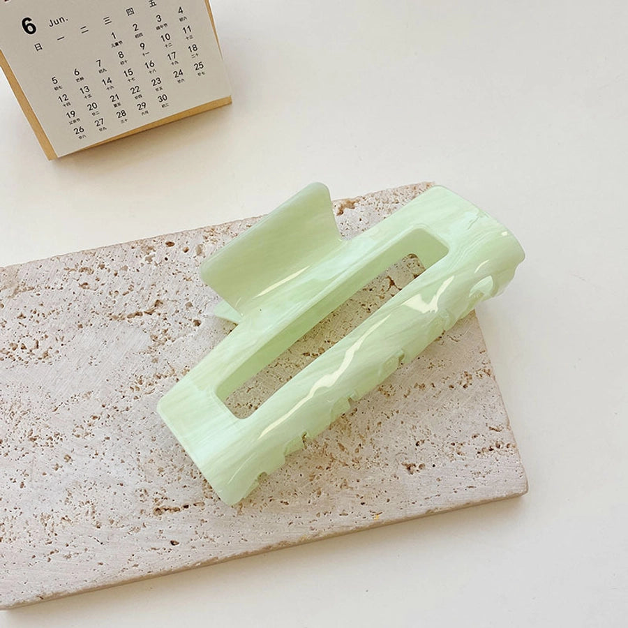 women's sweet solid color flowers plastic/resin headwear stoving varnish hair claws