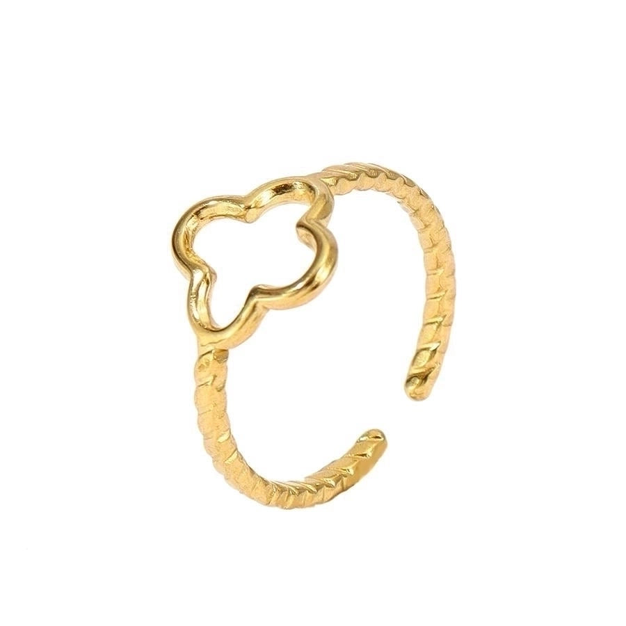 Jewelry Retro Devil's Eye Star Heart Shape 304 Stainless Steel Open Rings