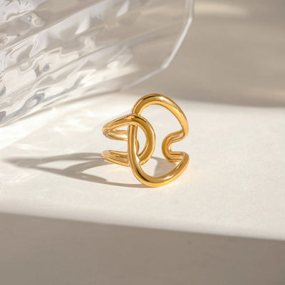 Jewelry Simple Style Classic Style Geometric 304 Stainless Steel Open Rings
