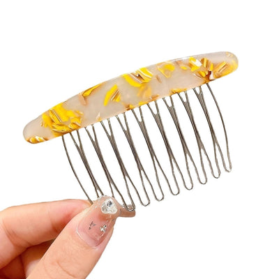 women's simple style geometric alloy insert comb