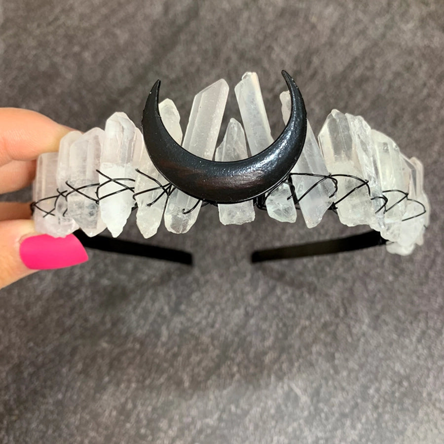 simple style flower crystal inlay crystal hair band