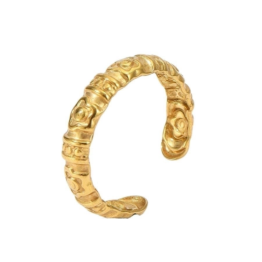 Jewelry Retro Devil's Eye Star Heart Shape 304 Stainless Steel Open Rings