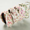 Women's Casual Vacation Classic Style Color Block Alloy Cloth Flowers Inlay Rhinestones Hair Band