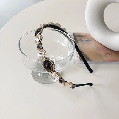 korean new fashion diamond retro hair band