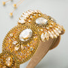 fashion geometric cloth inlay rhinestones hair band 1 piece