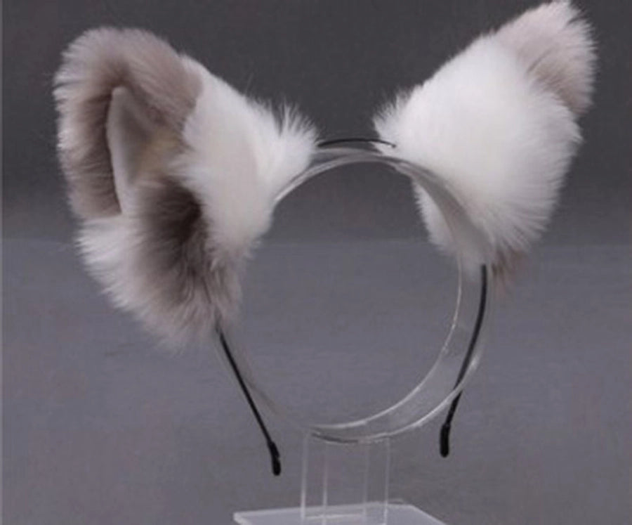 Women's Cute Ear Plush Handmade Hair Band