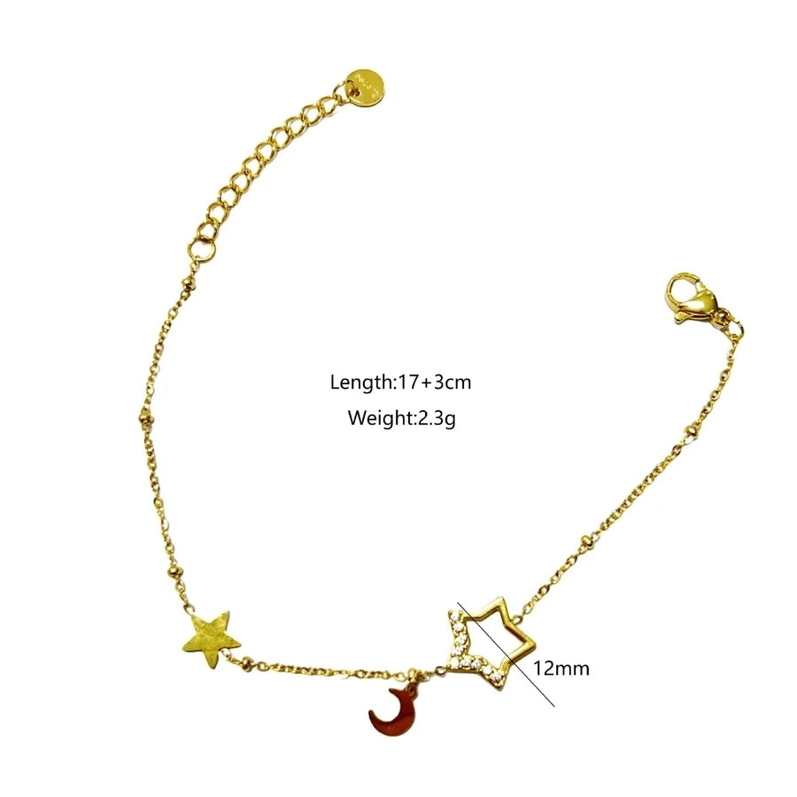 Basic Modern Style Classic Style Geometric 304 Stainless Steel Bracelets In Bulk