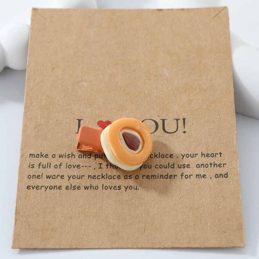 Women's Cute Funny Animal Alloy Resin Hair Clip