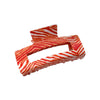 Women's Simple Style Stripe Pvc Hair Claws