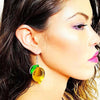 Acrylic Sheet Lemon Earrings Summer Vacation Acrylic Women Jewelry Earrings Trendy Fruit Earrings