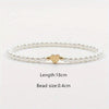 Elegant Simple Style Letter Heart Shape 304 Stainless Steel Artificial Pearl Bracelets In Bulk