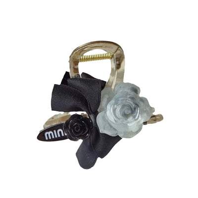 Korean Style Gentle Flower Small Hairpin Female Niche Design Summer  Head Clip Light Luxury High-end Headwear