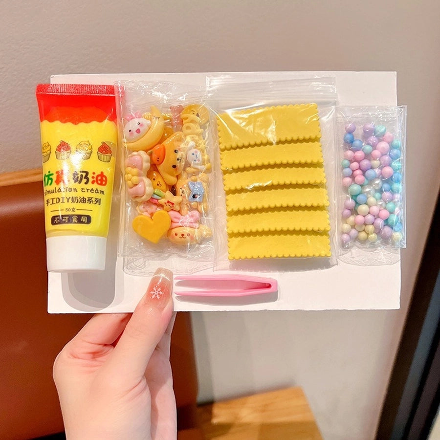 girl's cartoon style rabbit cartoon bow knot plastic hair clip hair tie