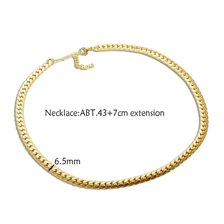 Jewelry Casual Simple Style Geometric 304 Stainless Steel Plating Bracelets Earrings Necklace