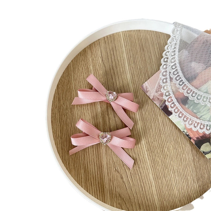 Women's Sweet Simple Style Bow Knot Cloth Hair Clip Hair Tie Brooches