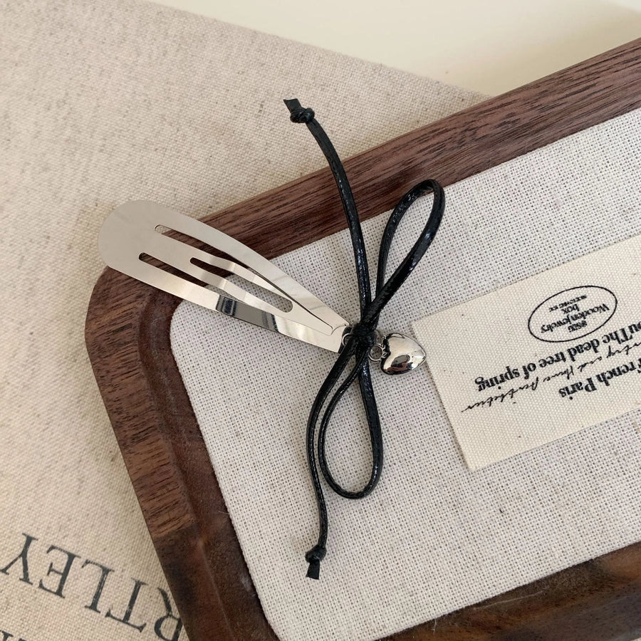 Women's Sweet Simple Style Bow Knot Alloy Hair Clip