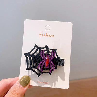Halloween Cool Style Girl'S Pumpkin Cat Ghost Felt Hair Clip