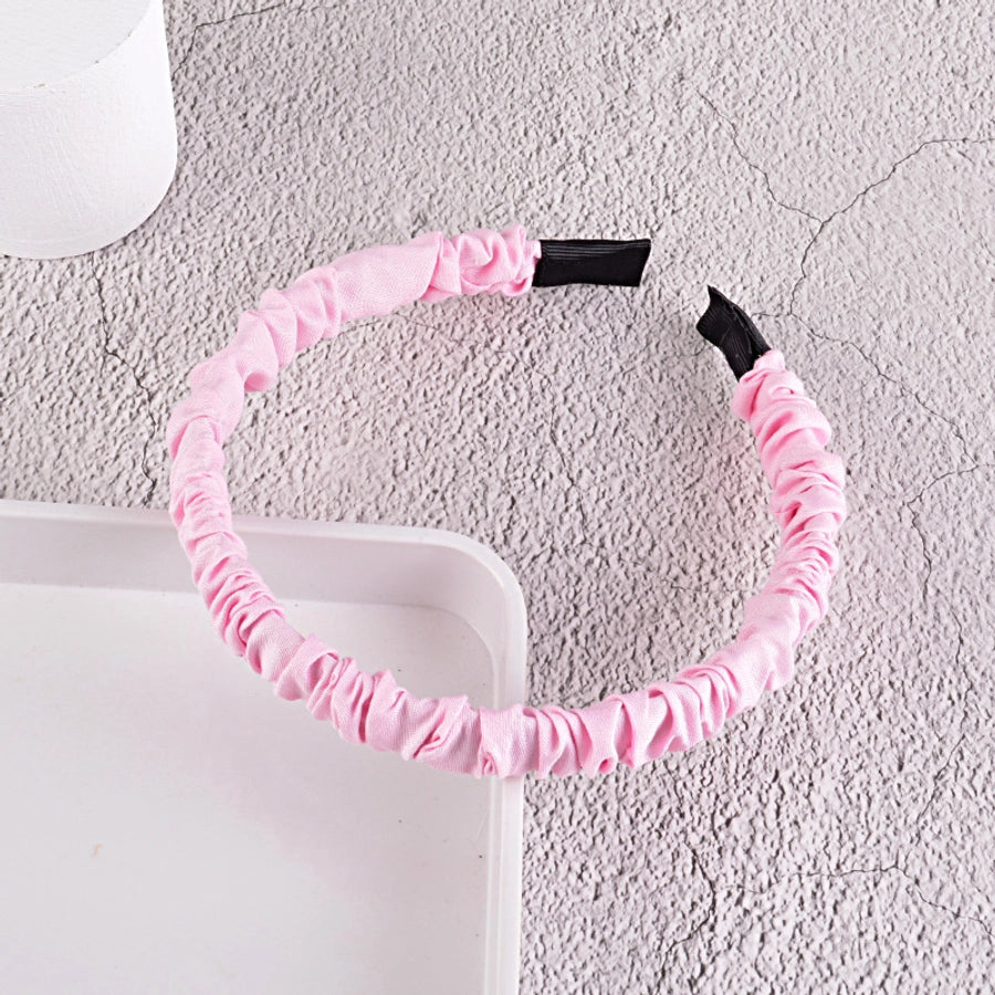 fashion candy color solid color sponge wide-sided headband